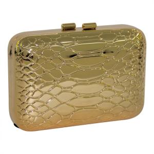 Quality Multi Coloured Gold Glitter Clutch Bag With Interlayer 16 * 14 * 9cm wholesale