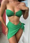 Special Fabric Three Piece Swimwear Bikini Ladies Swimsuit 3 Piece