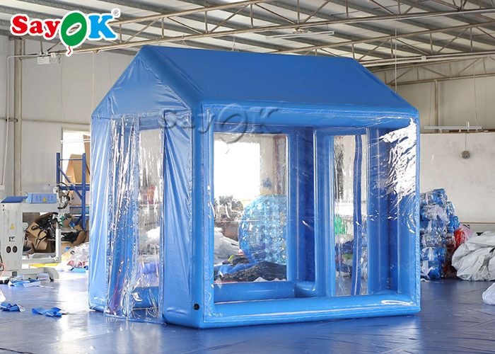 Inflatable Frame Tent 3x2.5x3M Waterproof Anti Virus Inflatable Medical Tent Airtight With Air Pump