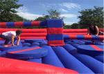 Commercial Inflatable Wipeout Course Fun Diameter 8m 0.55mm PVC Tarpaulin