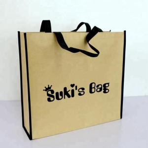 Quality Shopping 80gsm 150g 42x38x12cm Non Woven Paper Bag wholesale