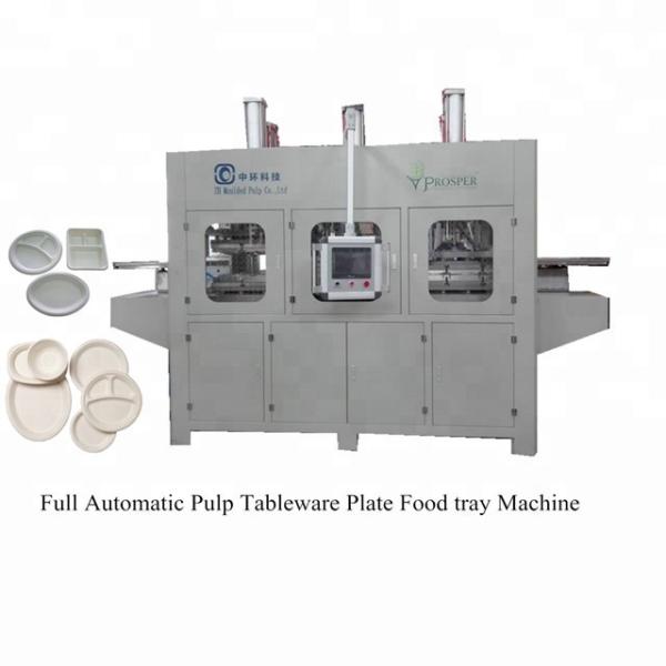 Cheap Fiber Moulding  Pulp Food Container Thermoforming Machine 2000pcs/day for sale