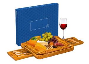 Quality Extra Large Bamboo Cheese Board Natural Wooden Serving Platter Server wholesale