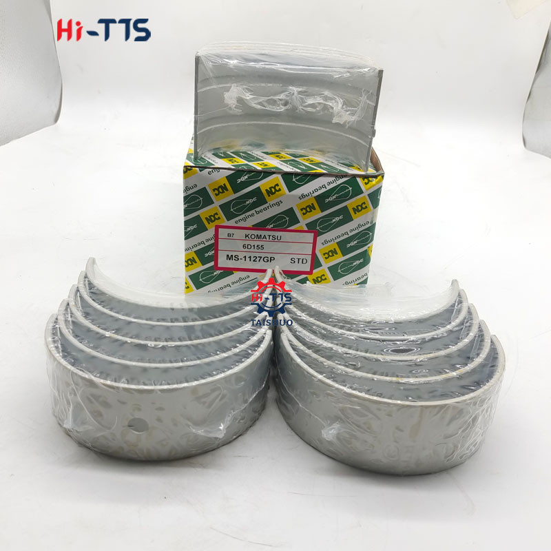 Diesel Engine Part Crankshaft Main Bearing 6127-21-8000 6127-21-8071 for KOMATSU 6D155 Engine