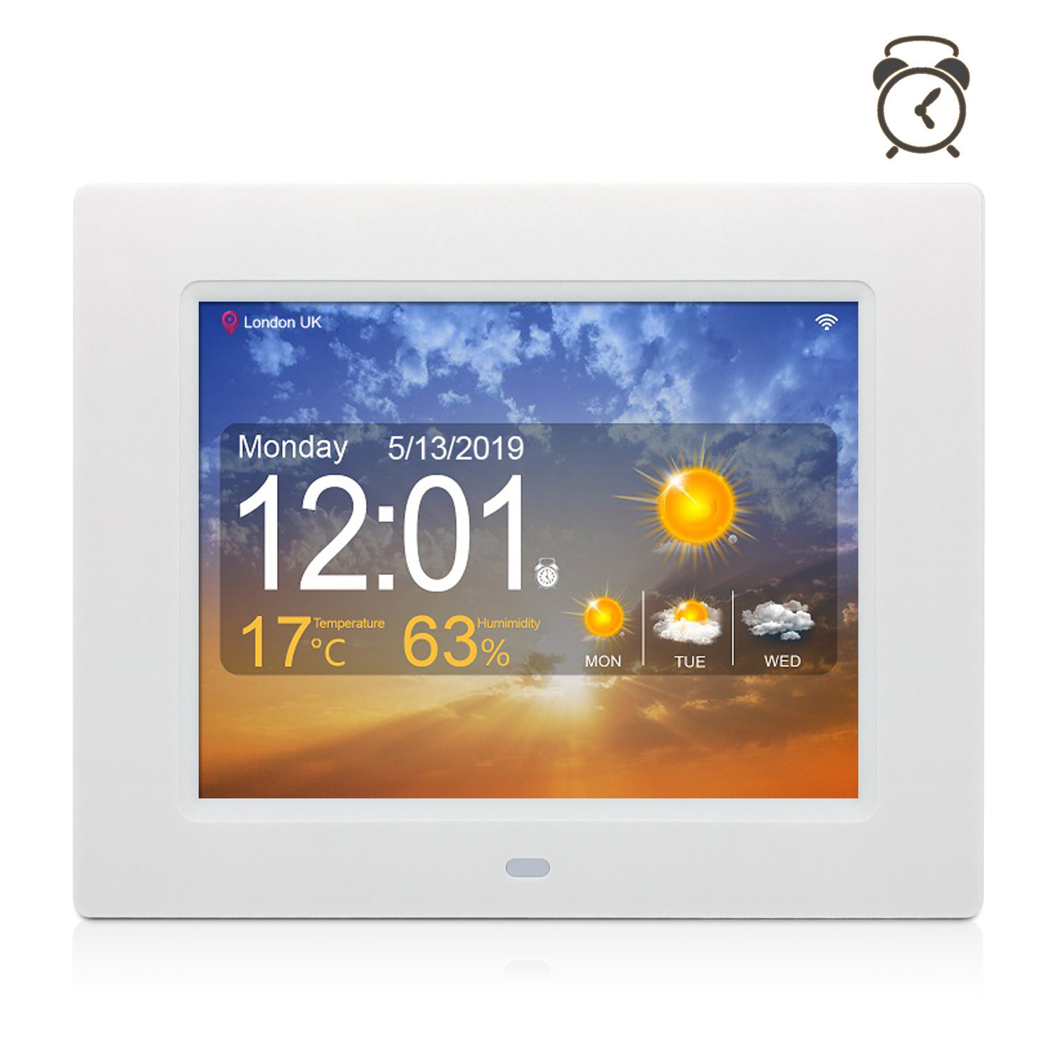 LED Alarm Calendar 1024*768 Wedding Invitation Card