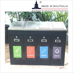 Quality Office Building 100L L900mm Outside Trash Cans wholesale