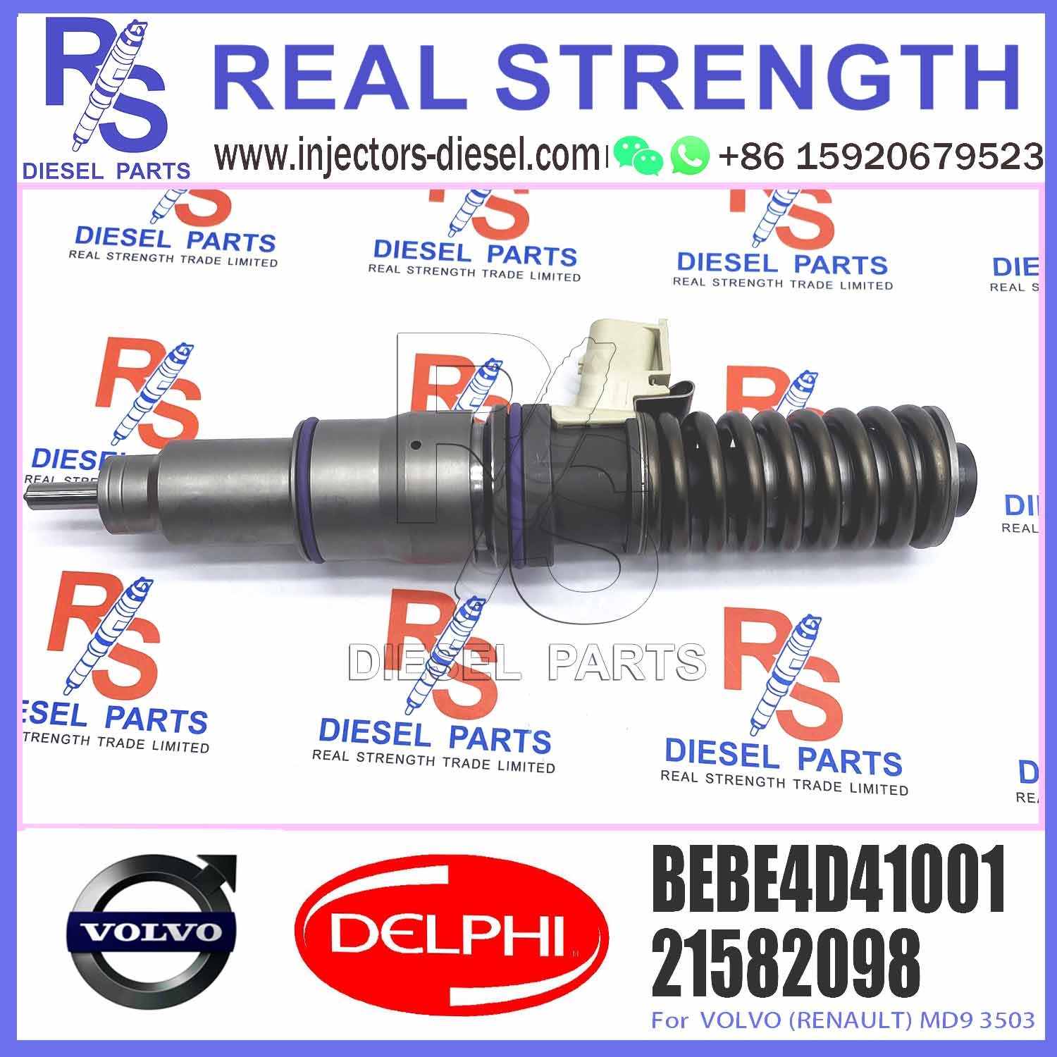 Common Rail Diesel Fuel Injector 20747798 BEBE4D11201 BEBE4D41001 for Engine Parts
