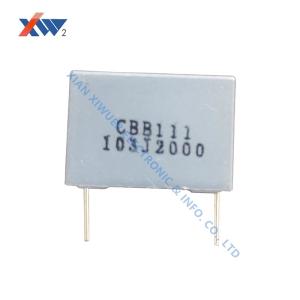 Quality CBB111 2000 VAC Metal Foil Capacitor Film Dielectri Cassette Small Size wholesale
