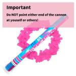 Boy Or Girl Gender Reveal Paper Konfetti Shooter Color Run Powder Smoke
