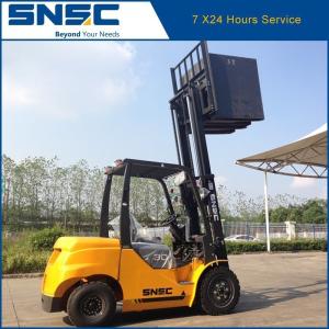 Quality 3000kg Counter Balance Diesel Forklift Truck All LED Light and Hydraulic Transmission wholesale