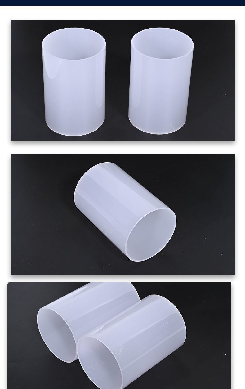 China Customized Milky-White Diffuse LED Plastic Lampshade Tube PC Lighting Tube