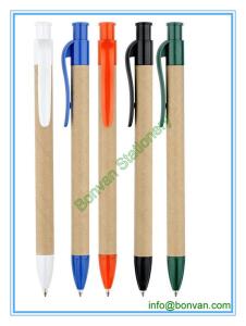 Quality eco paper pen, promotional gift paper logo pen wholesale