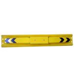 Yellow And Black Powder Coated Steel Car Parking Space Lock