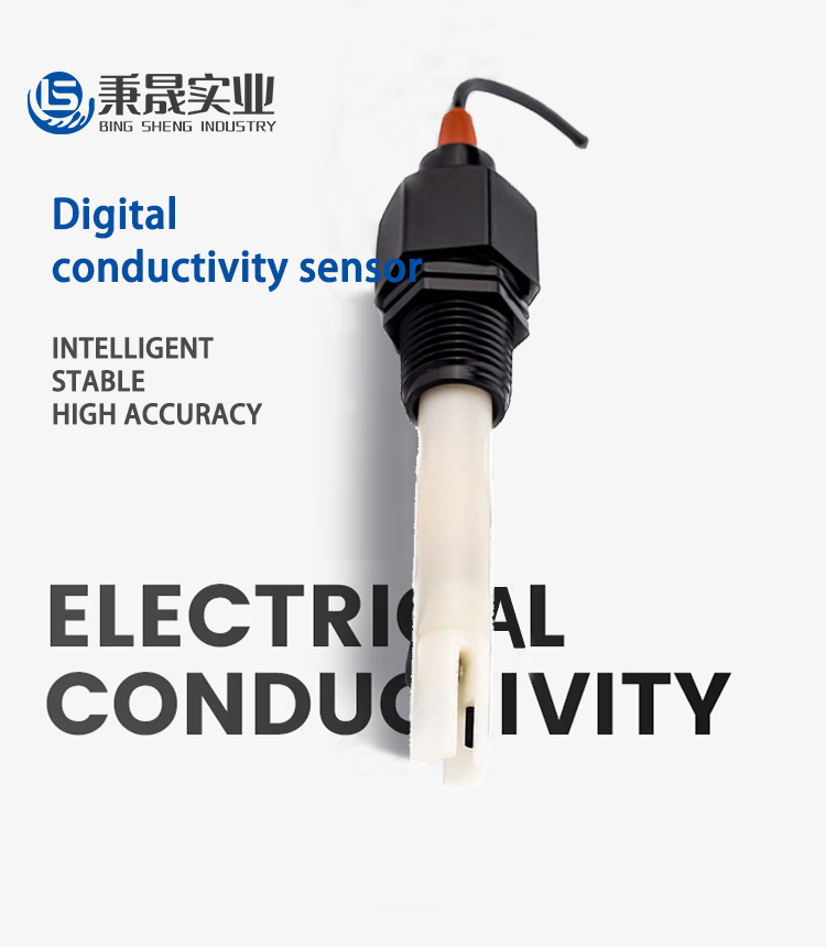 7-24VDC Operating Voltage Aquaculture RS485 Water EC Transmitter for Water Monitoring
