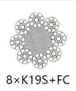 Quality 8 x K19S+FC Non Rotating High Strength Lifting Steel Wire Rope wholesale