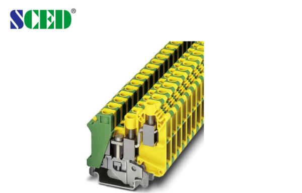 Rail Mounted Terminal Blocks 16mm2 Width 10.2mm AWG 24 - 6 Power supplier and