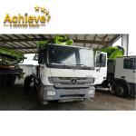 47M Used ZOOMLION Concrete Pump Boom Benz Chassis Concrete Mixer Truck