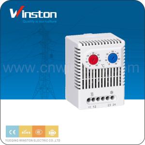 Quality Open Closed Variable 10A Dual Room Temperature Thermostat With Red Temperature Dial wholesale