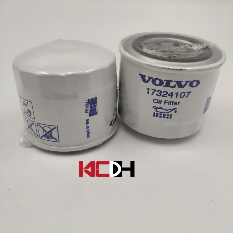 Diesel Filter Element Excavator Oil Filter 17324107 For