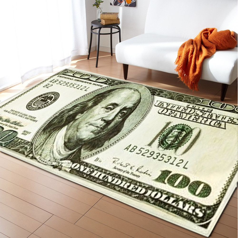 Vintage living room carpet, bedroom, dining room floor mat