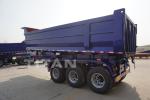 Sinotruk Cimc 3 Axle Dump Trailer Tipper / Semi Trailer Truck For 40 50 60T Load