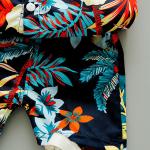 Floral Print 2023 New Beach Style Wholesale Summer baby clothes boy Formal