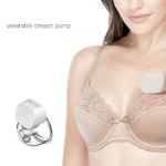 Pink USB Rechargeable Breast Pump Set Electric All Season Hands Free Wearable