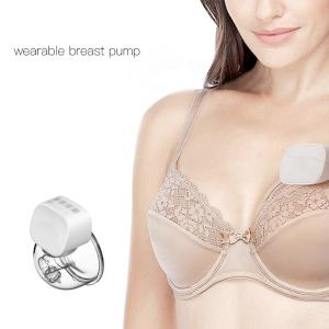 Quality Pink USB Rechargeable Breast Pump Set Electric All Season Hands Free Wearable Breast Pump wholesale