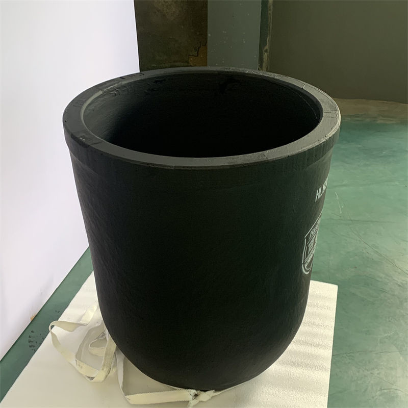High Pure Silicon Carbide Graphite Crucible Conventional Circular Crucible Metal Melting