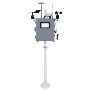 China Smart City Air Quality Monitor Sensor Online Weather Station Environmental Monitoring Systems on sale