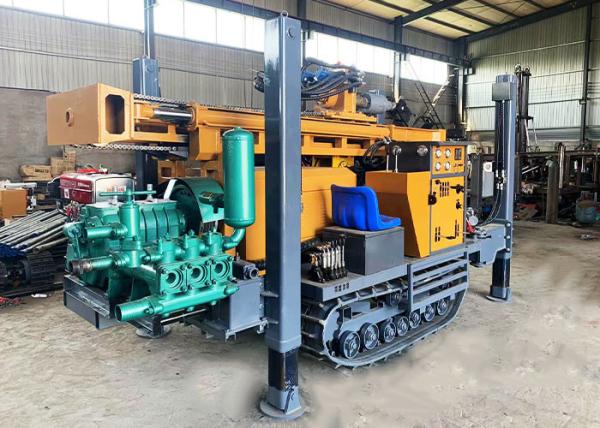 Pneumatic Borewell Machine Alloy Steel Borehole Drilling Equipment For 200