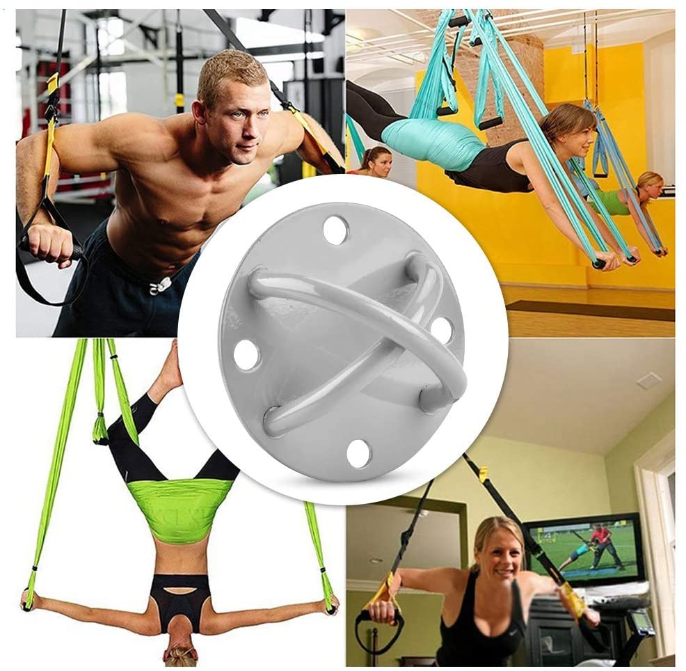 Standard Wall Ceiling Mount Bracket for Gym Home Suspension Straps rings Fitness Training Yoga Swing Battle Ropes