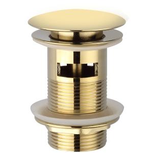 Quality Wash Basin Drain Pop Up With Golden Colour wholesale