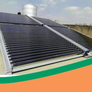 Quality Glass Tube SS Solar Water Heater Project For Hotel wholesale