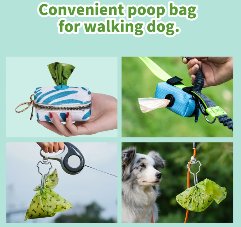 Pet Biodegradable Dog Poop Bag Custom Personalized Poop Bags