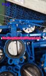 DIN cast iron wafer butterfly valve with pin