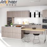 Modulate Open Shelf Plywood Door Material Kitchen Cabinet Furniture for Hotels