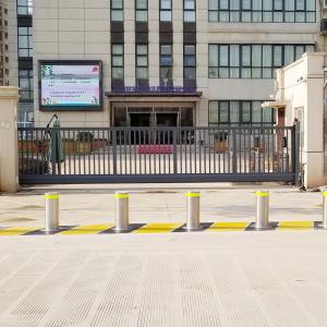 Quality Dia269mm Automatic Rising Bollards CNC Stainless Steel Pipe Bollards PVD wholesale