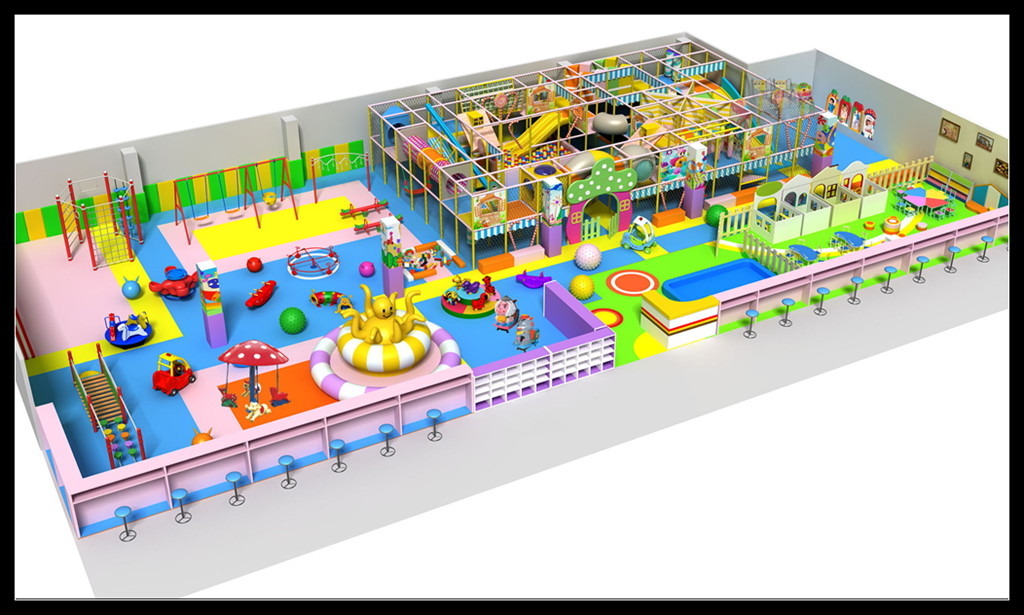 Safety Colorful Multi-function Kids Indoor Playground Eco Fridendly Indoor Playground