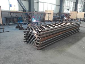 Quality Adjustable Gate Galvanized Diagonal Cattle Feed Barriers wholesale