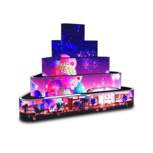Quality Indoor 360 Degree Curved Round LED Display P1.86 Flexible LED Screen For Trade show wholesale