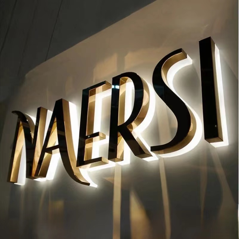 50000 Hours Working Lifetime Custom Mall Signage 3D Acrylic LED Light Sign for Wedding