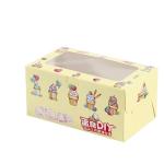 Takeout Paper Cupcake Bakery Treat Boxes With Window 4x4