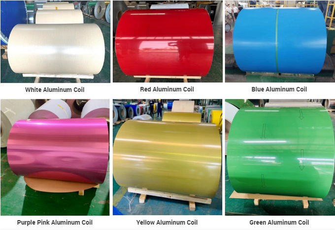 Prepainted Color Coated Aluminum Coil H112 1600mm Width