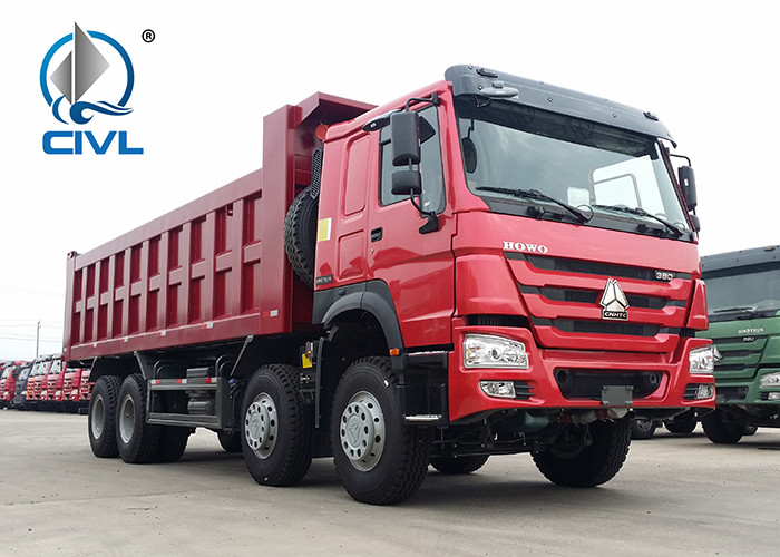 8x4 50T Heavy Duty Dump Truck RHD International Dump Truck SINOTRUK HOWO tipper truck euro II 420hp