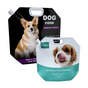 Quality Dog Cat Food Packaging Containers With Handle Color Printed Spout Pouch Packaging wholesale