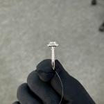 1.008ct Round D/E VVS CVD White Diamond Ring Lab Grown Diamond Rings with IGI