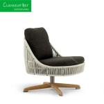 Garden Sofa Set Wood Chair Rattan Modern Sofa for Hotel Restaurant Banquet Home