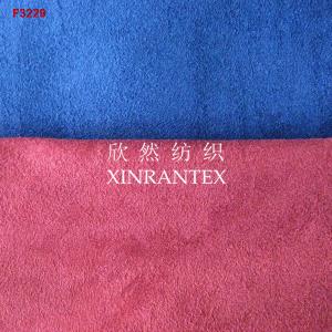 Quality F3229 micro fibre suede fabric 105DX450D 57/58&quot; wholesale