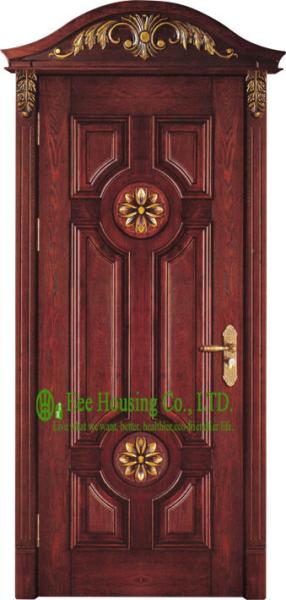Lacquer Finish 40mm Solid Timber Entry Door For Apartment, Outward Opening
